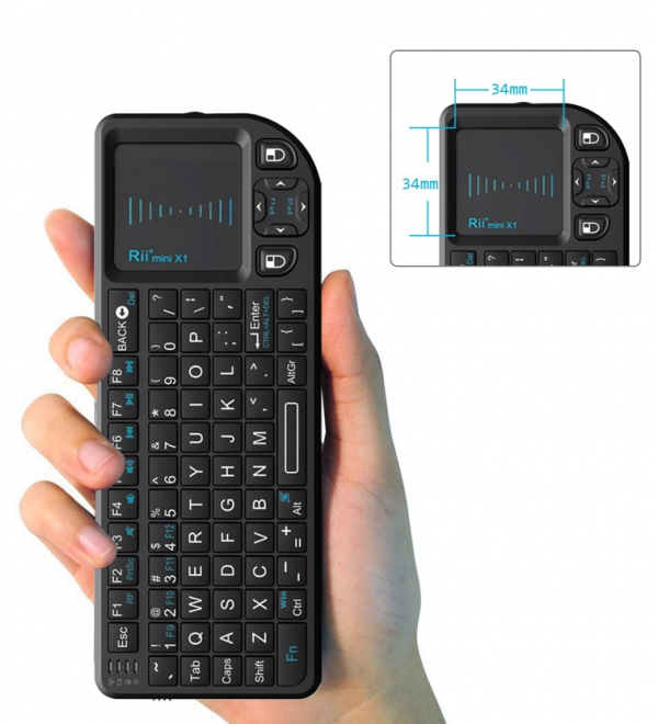 Wireless mini keyboard