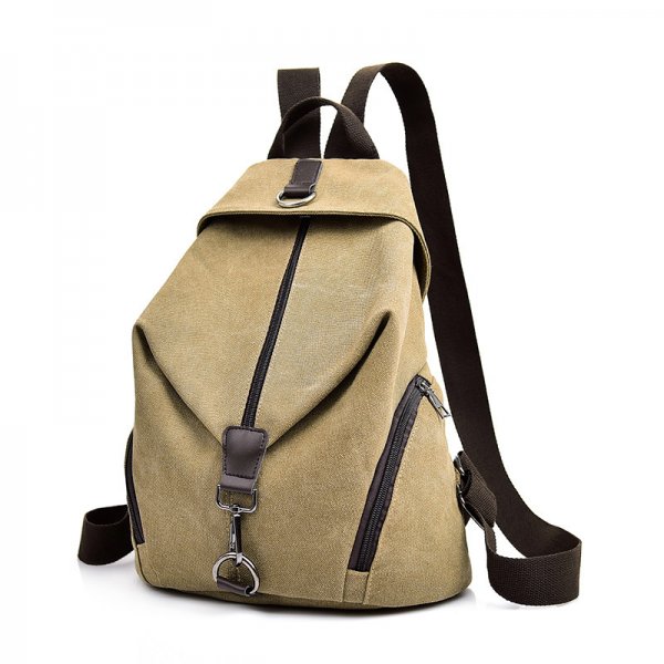 Schoolbag Female Backpack Men's Casual Travel Canvas Bag