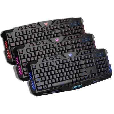 Backlit game crack keyboard