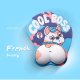 Creative cute simple corgi ass 3D mouse pad